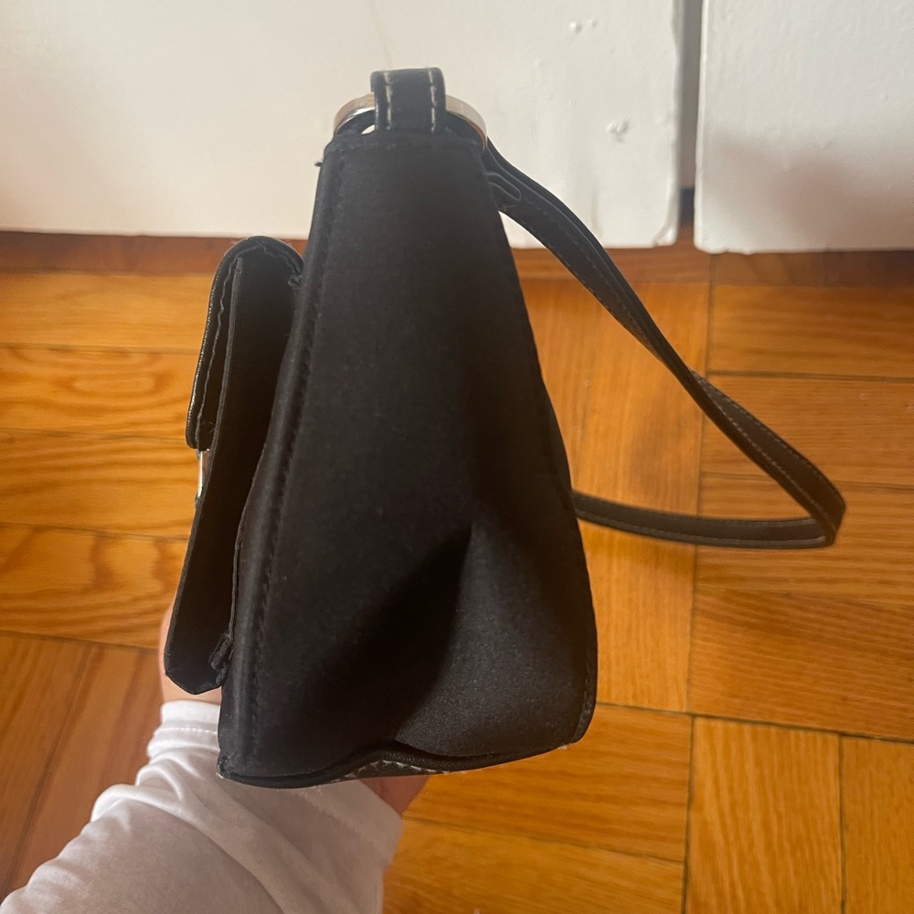 Vintage Y2K Frankie & Johnnie Black Mini Shoulder Bag - Picture 4 of 15